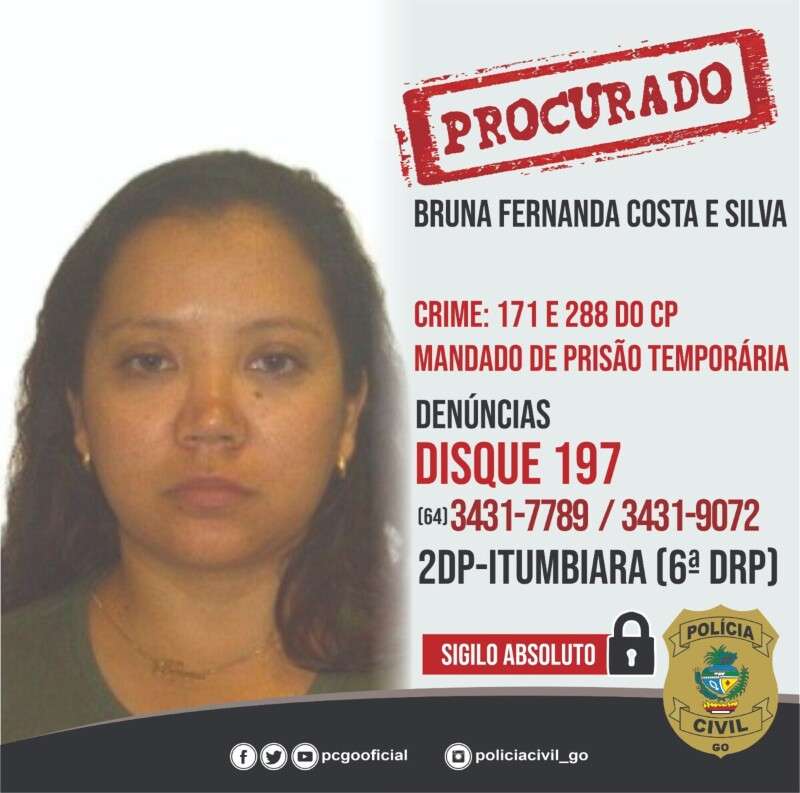 INVESTIGADA MILHER GOIAS