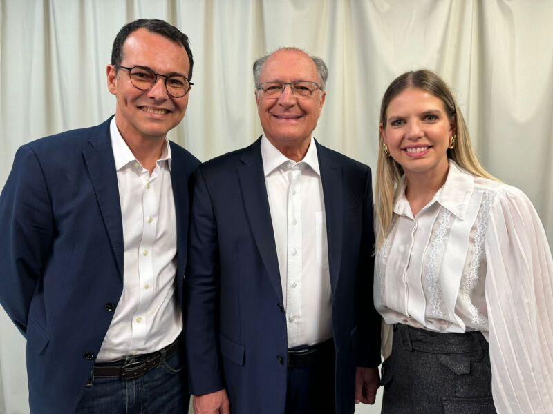 LÚDIO, ALCKMIN E RAFAELA