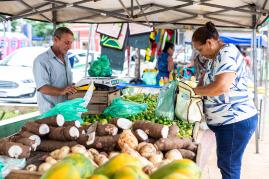 Feira da Agricultura Familiar de Cuiabá ganha novidades e atrai público