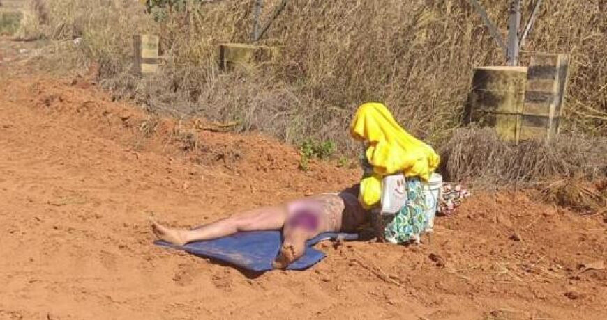 Mulher mobiliza bombeiros ao descansar à beira da rodovia: 